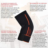 RabbitStorm Protector de Brazo para Codera Deportivas, Codo Golf Ajustable, Codo Tenista, Compresión de Codo para Esguince Artritis, Aliviar los Dolor, Soporte Vendaje Deportivo o Deportes de Baloncesto al Aire Libre - 1 Par