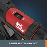 Worx Nitro - Grapadora de corona inalámbrica de 20 V Power Share de 3/8 pulgadas con tecnología de impacto de aire, WX843L.9 (solo herramienta)