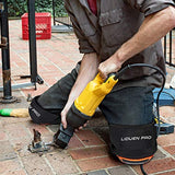 LIDUEN PRO Rodilleras para trabajo, rodilleras de apoyo resistentes con cojín de gel y correas antideslizantes para construcción, pisos, jardinería, limpieza, azulejos