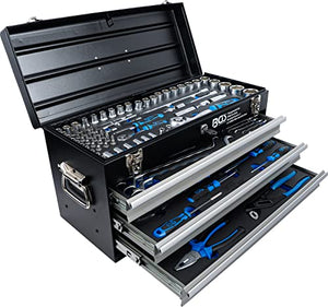 BGS 3318 | Metal workshop Tool Case | 3 Drawers | with 143 Tools