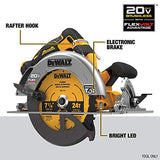 DEWALT FLEXVOLT ADVANTAGE 20 V MAX Sierra circular, 18.4 cm, sin cable, solo herramienta (DCS573B)