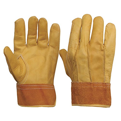 Surtek 137413 Guantes Cortos de Operador Piel de Res