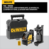 DEWALT Nivel Láser Auto-Nivelante con Rayo de Luz Roja DW088K