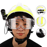 Casco de casco duro para rescate de emergencia, equipo de protección personal, faro y gafas con faro