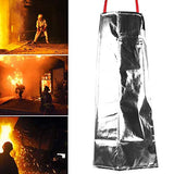 Delantal de Protección, Delantal de Seguridad de Alta Temperatura Resistente Al Calor Con Papel de Aluminio, Delantal Contra Incendios Para Trabajos de Soldadura Y Parrilleros Unisex