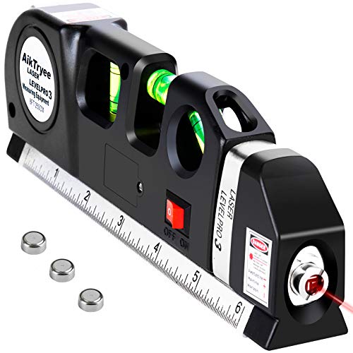 PREXISO Cinta métrica láser 2 en 1, herramienta de medición recargable de  135 pies y gancho magnético móvil de medición de 16 pies, pitagórico, área,  volumen, pies + pulgada/pulgada/M, unidad no digital 