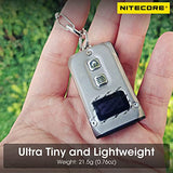 NITECORE TINI 2 Ti versión de titanio (TINI2 Ti) 500 lúmenes recargable EDC llavero linterna con etiqueta NITECORE