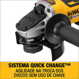 DEWALT Esmeriladora Angular Inalámbrica 4-1/2 Pulgadas 20V MAX* XR (Solo herramienta) DCG413B