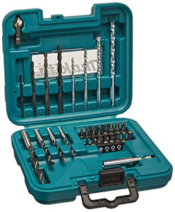 Makita D-47204 Juego de Accesorios Multipropositos Metal, Concreto, Madera y Puntas, 30 Piezas