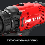 CRAFTSMAN - V20* Kit de taladro/desarmador inalámbrico (CMCD700C1)