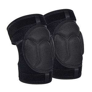 Rodilleras, rodilleras de jardinería, rodilleras para evitar colisiones, protector de rodilla suave y transpirable, rodilleras para voleibol, fútbol, baile, yoga, tenis, correr (L)