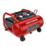 Compresor de aire Craftsman, 3 galones 1,5 HP Max 155 psi, sin aceite, portátil, rojo - CMXECXA0200341