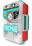 First Aid Kit Hard Teal Case 326 Pieces Exceeds OSHA and ANSI Guidelines