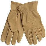 Klein Tools 40022 Guantes de trabajo de piel de vaca, grandes