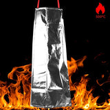 Delantal de Protección, Delantal de Seguridad de Alta Temperatura Resistente Al Calor Con Papel de Aluminio, Delantal Contra Incendios Para Trabajos de Soldadura Y Parrilleros Unisex