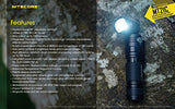 Nitecore MT21C 1000 lúmenes 90 grados cabeza inclinable linterna LED con 2 x EdisonBright CR123A baterías