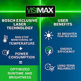 Bosch GPL100-30G - Láser autonivelante verde de 3 puntos con tecnología VisiMax y soporte multiusos integrado de 360°