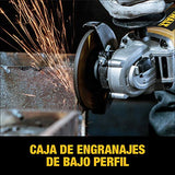 DEWALT Mini Esmeriladora Angular de 4 1/2 Pulgadas (115mm) 700W DWE4010