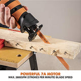 Evolution Power Tools R230RCP - Sierra de sable con 4 cuchillas