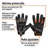 Guantes para mecánicos con protección anti-impacto