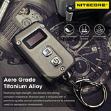 NITECORE TINI 2 Ti versión de titanio (TINI2 Ti) 500 lúmenes recargable EDC llavero linterna con etiqueta NITECORE