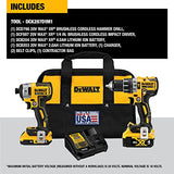 DEWALT Kit Rotomartillo y Llave de Impacto Inalambrico 20V MAX* XR con Bateria Ion-Litio y Cargador Incluido DCK287D1M1