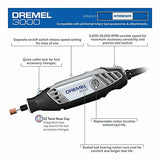 Dremel 4000 Mototool Con 2 Aditamentos y 30 Accesorios + Maletín