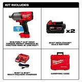 Milwaukee 2864-22 - Kit de Impacto de par de torsión Alto para Combustible