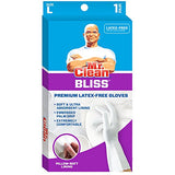 Mr. Clean, 243034 Bliss, Large Latex Free, Vinyl, Soft Ultra Absorbent Lining, Non- Slip Swirl Grip Gloves, (Large)