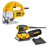 DEWALT Kit Sierra Caladora 660W y Lijadora Orbital 1/4 Pulgadas PAMXAMZKIT2