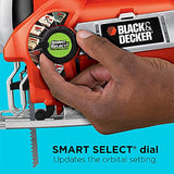 Black & Decker JS670V LineFinder Sierra Caladora Orbital con tecnología SmartSelect