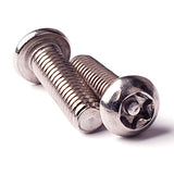 Tornillos Torx M6 x 16 mm, tornillos de cabeza torx de acero inoxidable 304, tornillos de seguridad de cabeza de botón, roscas de mano derecha, métricas, 20 unidades