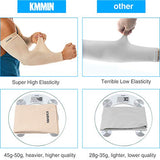 KMMIN Mangas de brazo, mangas de protección UV para conducir, ciclismo, golf, baloncesto, calentador, mangas de brazo de refrigeración UPF 50, guantes protectores de protección solar para hombres, mujeres y adultos, cubre tatuajes (2 blanco)