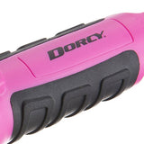 Dorcy 41-2510 Linterna LED flotante y resistente al agua con mosquetón, 32 lúmenes, acabado amarillo Rosado 0.45|pounds