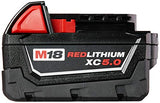 Milwaukee 48-11-1852 M18 REDLITHIUM XC 5.0 Ah Extended Capacity Battery (2 pack)