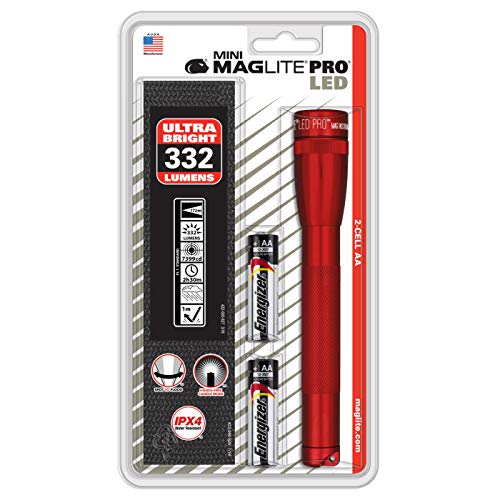 MagLite Mini mag LED Pro Rojo