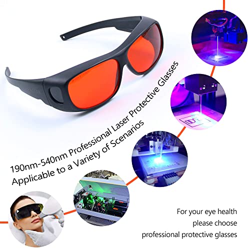 OPT IPL E Light Laser Gafas de seguridad Gafas de protección ocular Gafas  láser Gafas típicas 590-1100nm OD 4+ Color azul para fotón belleza