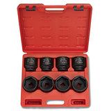 Neiko® 02392A 3/4" Jumbo Size Deep Impact Shallow SAE Sockets, 2-1/16-2½-iNCHES | 8 Piece Cr-Mo Set