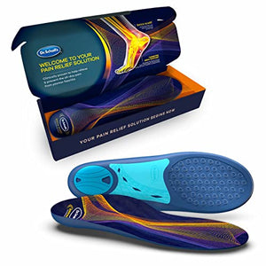 Dr. Scholl's Plantillas de alivio del dolor para fascitis plantar con soporte de arco para hombres y mujeres, 1 unidad