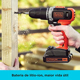 BLACK+DECKER Batería Recargable Inalámbrica 20V MAX* 1.5 Ah Ion Litio LD120BAT