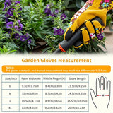 Isilila Guantes de jardinería para mujer, guantes de trabajo transpirables para patio/jardín con pantalla táctil para malezar, excavar, plantar