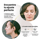 Loop Quiet - Tapones Oídos para dormir – Protección Auditiva de Silicona Suave Reutilizables + 8 Puntas para los Oidos en XS/S/M/L - Reducción Sonido 27dB - Antiruido, Estudiar - Negro