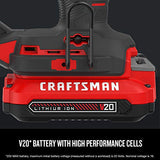 CRAFTSMAN V20 - Kit de clavadora inalámbrica, 18GA (CMCN618C1)