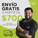 CHEF DEMO - Guantes de Nitrilo Parrilleros - 15 Pares de Guantes para el Asador de Alto Rendimiento - Ideal para Cocinar y Usar en la Parrilla - Pack de 5 Paquetes de 3 Pares de Guantes c/u