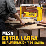 DEWALT Cepillo Canteador de 12 1/2 Pulgadas (317mm) con Motor de 2000W con Sistema de 3 Cuchillas y Velocidad de 10000RPM DW734