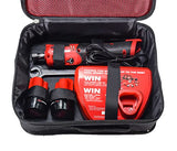 Milwaukee 2486-22 M12 - Kit de amoladora recta de 12 V con (2) batería de 2.0 Ah, cargador y bolsa de herramientas