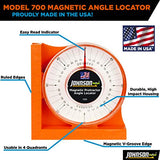 Johnson Level & Tool y Tool 700 Localizador de ángulo magnético