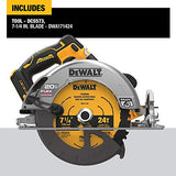 DEWALT FLEXVOLT ADVANTAGE 20 V MAX Sierra circular, 18.4 cm, sin cable, solo herramienta (DCS573B)