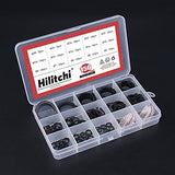 Hilitchi 150-Pcs Alloy Steel External Circlip Snap Retaining Clip Ring Assortment Kit - Size: 4mm to 28mm