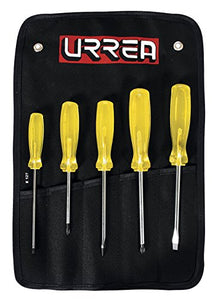 Urrea JBUD01 Juego de 5 Destornilladores ø¸mbar Combinado